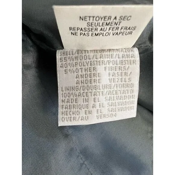 Elisabeth By Liz Claiborne Vintage Blazer Jacket Tweed Wool Women Plus Size 18 - Picture 9 of 12